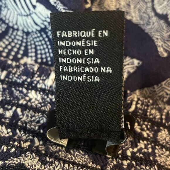 Forever 21navy white print summer Dress size XS - Picture 4 of 4